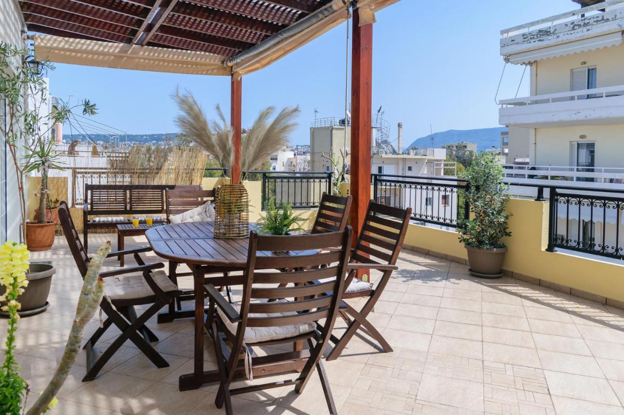 Central Penthouse In Quiet Neighborhood Near Sandy Beach La Canea Exterior foto